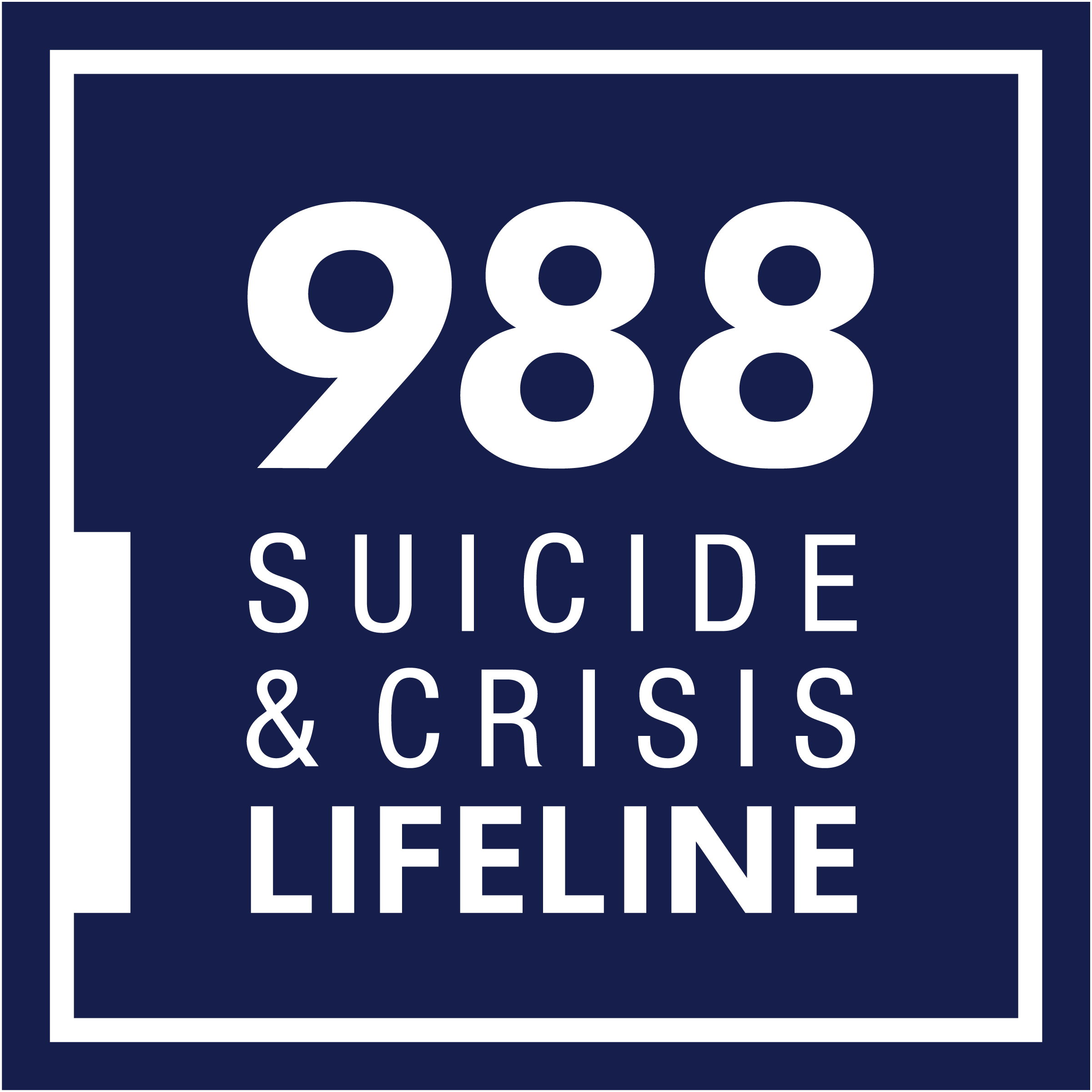 988 Suicide & Crisis Lifeline logo